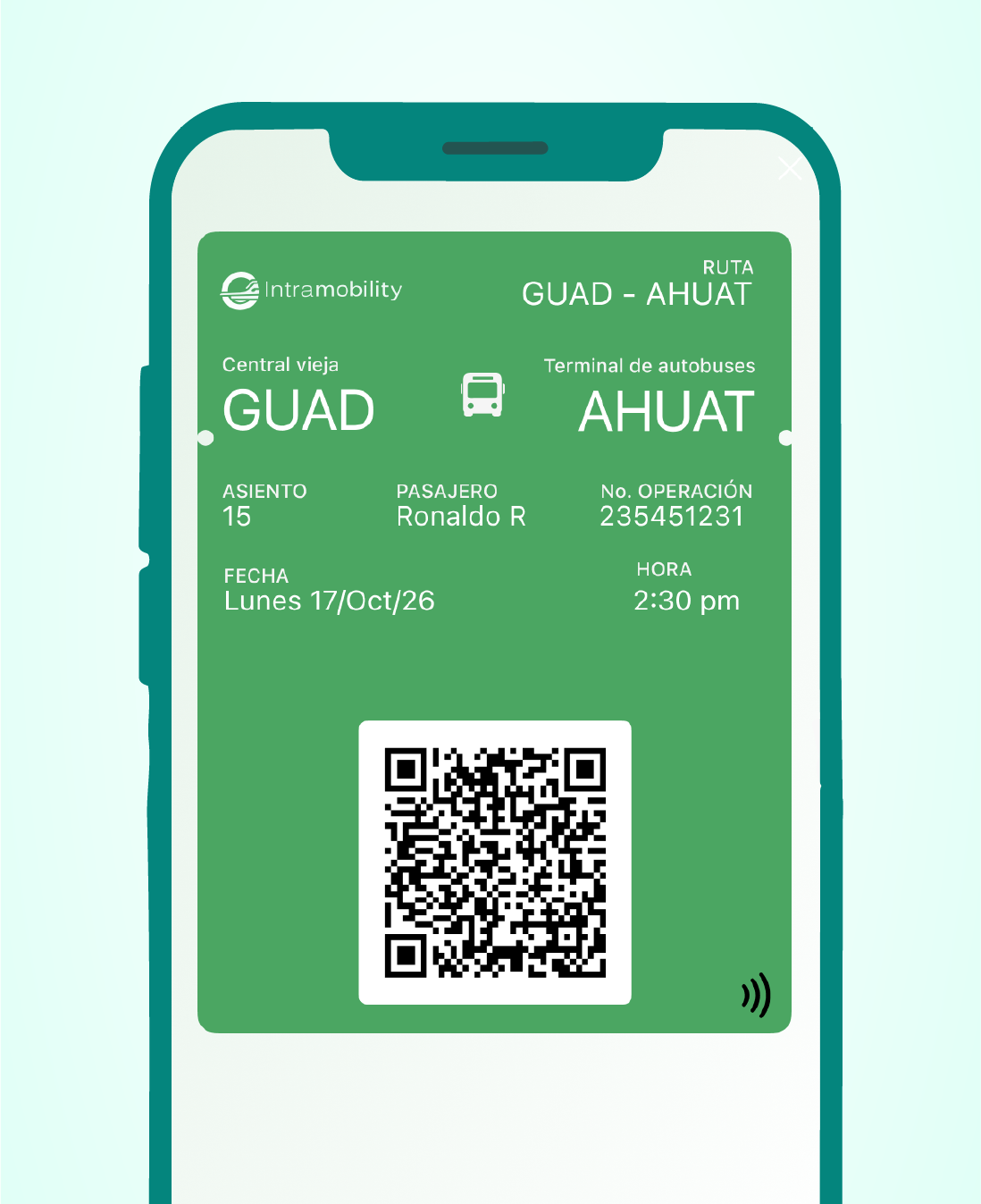 Recibe tu boleto de forma digital con Intramobility